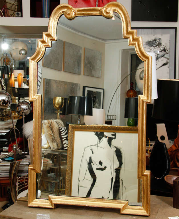 Very decorative gold mirror from the 1950's.
Orig. price $2450, on sale $1950.